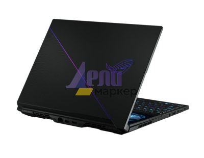 Лаптоп Asus ROG Zephyrus Duo 16 GX650PI-NM011X, AMD Ryzen 9 7945HX , 16"WQXGA (2560 x 1600,16:10) 240Hz, 32GB DDR5 4800Mhz(2*16), 2TB PCIe 4. RTX 4070  8GB GDDR6,Wi-Fi 6E(802.11ax), Backlit Chiclet Keyboard Per-Key RGB, Windows 11 Pro, Black