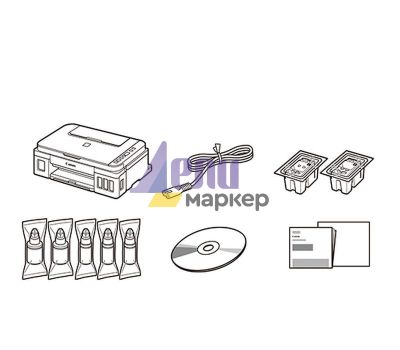 Мастилоструйно многофункционално устройство Canon PIXMA G2411 All-In-One, Black