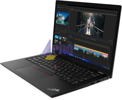 Лаптоп Lenovo ThinkPad L13 2-in-1 G5 Intel Core Ultra 7 155U (up to 4.8GHz, 12MB), 16GB LPDDR5-6400, 512GB SSD, 13.3" WUXGA (1920x1200) IPS,AR, AS, Touch, Intel Graphics, Front FHD&IR Cam, Backlit KB, Black, Pen, WLAN, BT, 4cell, SCR, FPR, Win11Pro, 3Y On