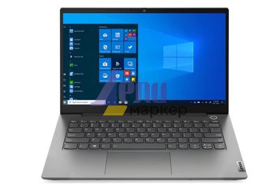Лаптоп Lenovo ThinkBook 14 G2 Intel Core i3-1115G4 (3GHz up to 4.1GHz, 6MB), 8GB DDR4 3200MHz, 256GB SSD, 14" FHD (1920x1080) IPS AG, Intel UHD Graphics, WLAN, BT, FPR, 720p Cam, 3 cell, Backlit KB, Win 11 Pro, 3Y