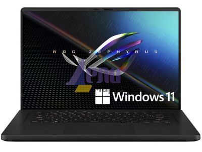 Лаптоп Asus ROG Zephyrus M16 GU603ZX-K8038W, Intel i9-12900H 2.5GHz (24M Cache, up to 5GHz 6 cores), 16"WQXGA (2560 x 1600,16:10)165Hz, 32GB DDR5 4800Mhz(2*16),PCIE NVME 2TB M.2 SSD,  RTX 3080 Ti 16 GB GDDR6,WiFi 6e,RGB Kbd, Windows 11 ,Off Black