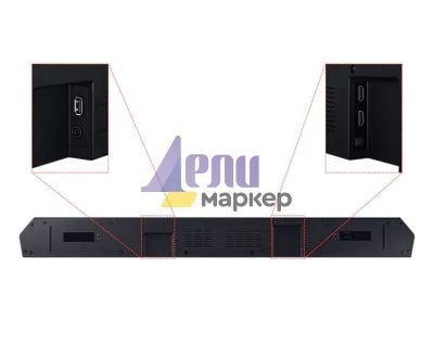 Аудио система Samsung HW-Q600C Soundbar 3.1.2, 360W, Subwoofer Wireless, Dolby Atmos