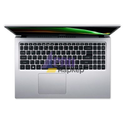 Лаптоп Acer Aspire 3, A315-58G-38LD, Intel Core i3-1115G4 (up to 4.1 GHz, 6MB), 15.6" FHD (1920x1080) AG LED, HD Cam, 8GB onboard (1 slot free), 512GB SSD PCIe, NVIDIA Geforce MX350 2GB DDR5, 802.11ac, BT 5.0, Finger Print Reader, Linux, Silver