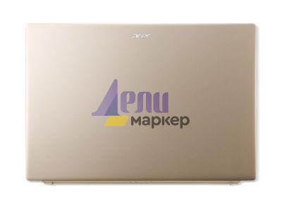 Лаптоп Acer Swift 3, SF314-71-704M, Intel Core i7-12650H (2.30 GHz up to 4.70 GHz, 24MB), 14" 2.8K OLED (WQXGA+ 2880 x 1800), 400nit, DCI-P3 100%, 16 GB LPDDR5, 1024GB PCIe NVMe SSD, Intel UHD, WIFI 6E, BT, FHD Cam, Backlight KBD, FPR, Windows 11, Gold
