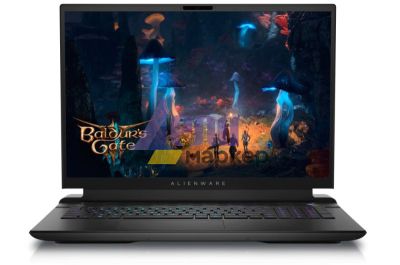Лаптоп Dell Alienware m18 R2, Intel Core i9 14900HX (24-Core, 36MB L3 Cache, up to 5.8GHz), 18" QHD+ (2560x1600) 165Hz, 3ms, FHD IR Cam, 64 GB: 2x32 GB, DDR5, 5200 MT/s, 2TB, M.2, PCIe NVMe SSD, RTX 4090 16GB GDDR6, Wifi 7 , BT, Win11 Pro, Dark Metallic M