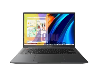 Лаптоп Asus Pro OLED M3402QA-OLED-KM731W,AMD Ryzen 7 5800H (3.2GHz up to 4.4GHz, 16MB), 14" 2.8K (2880 x 1800) OLED 16:10 aspect ratio, GL 600 NITS(HDR) , DDR4 16GB( 8 ON BD.),1TB PCIEG3 SSD, Windows 11 , Num Pad, Indie Black