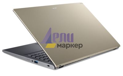 Лаптоп Acer Aspire 5, A515-57G-5220, Intel Core i5-1240P (1.7GHz up to 4.40GHz, 12MB), 15.6" FHD (1920x1080) IPS, 8GB DDR4 onboard (1slot free), 512GB PCIe SSD, NVIDIA GeForce RTX 2050 4GB DDR6, HD Cam, WiFi AX, BT, RJ-45, FPR, KB Backlight, Linux, Saffar