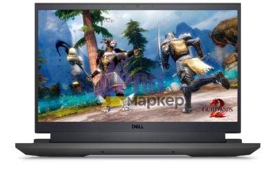 Лаптоп Dell G5 15 5520, Intel Core i7-12700H (14 cores, 24M Cache, up to 4.70 GHz), 15.6" FHD (1920x1080), 120Hz 250 nits WVA AG, HD Cam, 16GB 2x8GB DDR5 4800MHz, 512GB SSD PCIe M.2, GeForce RTX 3050Ti 4GB GDDR6, Wi-Fi 6 AX201, BT, Cam & Mic, Backlit Kbd,