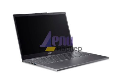 Лаптоп Acer Aspire A15-41M-R44Z, AMD Ryzen 7 8840HS (up to 5.10GHz, 16MB), 15.6" FHD IPS SlimBezel, 16GB DDR5 (2x8GB), 512GB PCIe NVMe SSD, AMD Radeon 780M, Wifi 802.11AX, BT, FP, FHD Cam, KB Backlight, No OS, Gray