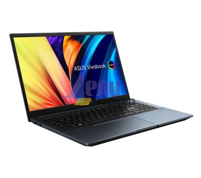 Лаптоп Asus Vivobook Pro 15 OLED M6500QC-OLED-L731X,AMD Ryzen 7 5800H (3.2GHz up to 4.4GHz, 16MB), 15.6"OLED FHD (1920x1080) GL, 400NITS(HDR) ,DDR4 16GB(ON BD) NVIDIA GeForce RTX 3050 4GB GDDR6,1TB PCIEG3 SSD, Windows 11 Pro, Ilim kbd., Blue