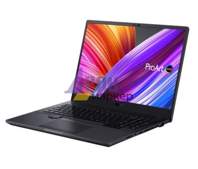 Лаптоп Asus ProArt Studiobook 16 W5600Q2A-OLED-L951X, AMD R9-5900HX 3.3 GHz (8-core/16-thread, 16MB cache, up to 4.6 GHz max boost), 16" 4K (3840x2400) OLED 16:10,32 GB DDR4 16GB*2, 2TB, NVIDIA RTX A2000 4GB, WiFi 6e, Win 11 Pro, Black
