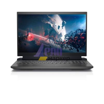 Лаптоп Dell G5 15 5521, Intel Core i7-12700H (14 cores, 24M Cache, up to 4.70 GHz), 15.6"QHD (2560x1440), 240Hz 400 nits WVA AG, 32GB 2x16GB DDR5 4800MHz, 1TB SSD PCIe M.2, GeForce RTX 3060 6GB GDDR6, Wi-Fi 6 AX1650, BT, Cam & Mic, Backlit Kbd, Win 11 Pro