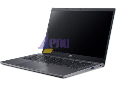 Лаптоп Acer Aspire 5, A515-57G-53M6, Intel Core i5-1240P (1.7GHz up to 4.40GHz, 12MB), 15.6" FHD IPS SlimBezel, 8 GB DDR4, 512GB PCIe NVMe SSD, RTX 2050 4GB GDDR6, Wifi 802.11AX, BT, HD Cam, KB Backlight, Fingerprint reader, Linux, Gray