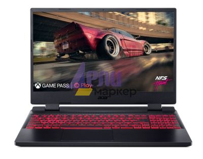 Лаптоп Acer Nitro 5, AN515-46-R5X8, AMD Ryzen 5 6600H (3.3GHz up to 4.5GHz,16MB),15.6" FHD 1920x1080) IPS 144Hz SlimBezel, 8 GB DDR5 , 1024GB NVMe SSD, RTX 3050 4GB GDDR6, Cam&Mic.,WIFI 6E 2X2 BT, Backlit kbd, No OS, Black