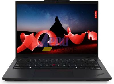 Лаптоп Lenovo ThinkPad L14 G5 Intel Core Ultra 5 125U (up to 4.3GHz, 12MB), 16GB DDR5-5600, 512GB SSD, 14" WUXGA (1920x1200) IPS AG, Intel Graphics, 5MP&IR Cam, Backlit KB, Black, WLAN, BT, 3cell, SCR, FPR, DOS, 3Y Onsite