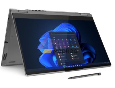 Лаптоп Lenovo ThinkBook 14s Yoga G2 Intel Core i5-1235U (up to 4.4GHz, 12MB), 16GB(8+8) DDR4 3200MHz, 512GB SSD, 14" FHD (1920x1080) IPS Glossy, Touch, Intel Iris Xe Graphics, WLAN, BT, FHD 1080p Cam, Backlit KB, FPR, Pen, 4 cell, Win 11Pro, 3Y
