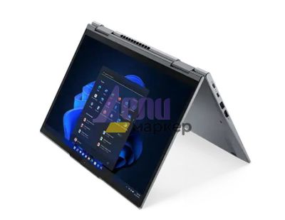 Лаптоп Lenovo ThinkPad X1 Yoga G7 Intel Core i7-1260P (up to 4.7GHz, 18MB), 16GB LPDDR5 5200MHz, 512GB SSD, 14" WQUXGA (3840x2400) OLED AR, Touch, Intel Iris Xe Graphics, WLAN, BT, WWAN, IR&1080p Cam, Backlit KB, FPR, Storm Grey, Win 11 Pro, 3Y Premier