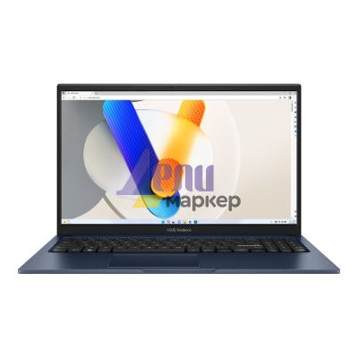 Лаптоп Asus Vivobook X1504ZA-NJ566, Intel I5-1235U, 15.6" FHD,(1920x1080), 16:9, 8GB DDR4, SSD 512GB, No OS, Blue
