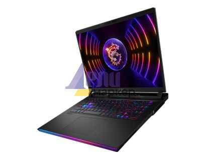 Лаптоп MSI Raider GE78 HX 14VIG, i9-14900HX, 17" 16:10 QHD+(2560 x 1600), 240Hz, 100% DCI-P3, IPS-level panel, RTX 4090 GDDR6 16GB, HM770, 64GB DDR5 (32GBx2) 2TB NVMe Gen4x4 SSD, Killer Wi-Fi 7, Per-Key RGB KBD, Windows 11 Pro, 4 cell, 99.99Whr, 2Y