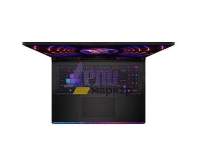 Лаптоп MSI Raider GE78 HX 14VIG, i9-14900HX, 17" 16:10 QHD+(2560 x 1600), 240Hz, 100% DCI-P3, IPS-level panel, RTX 4090 GDDR6 16GB, HM770, 64GB DDR5 (32GBx2) 2TB NVMe Gen4x4 SSD, Killer Wi-Fi 7, Per-Key RGB KBD, Windows 11 Pro, 4 cell, 99.99Whr, 2Y