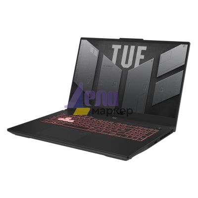 Лаптоп Asus TUF A17 FA707RR-HX006W, AMD Rembrandt R7 (TBD),17.3" FHD IPS AG (1920x1080)144 Hz,16GB DDR5 4800(2*8),PCIE NVME 1TB M.2 SSD, NVIDIA GeForce RTX 3070 8GB GDDR6,Wi-Fi 6e,RGB Kbd, Windows 11, Grey