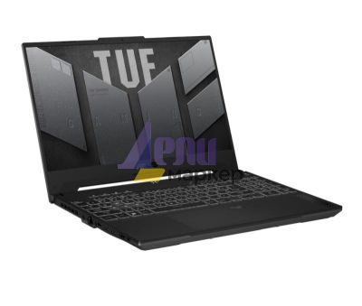 Лаптоп Asus TUF A15 FA507NU-LP116,AMD Ryzen5 7535HS/H,15.6" FHD (1920x1080)144 Hz,16GB DDR5 4800(2*8),1TB M.2 SSD,RTX 4050 4GB GDDR6,Wi-Fi 6(802.11ax),Backlit Chiclet Keyboard 1-Zone RGB, no OS, Graphite Black