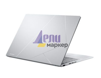 Лаптоп Asus Zenbook UX3405MA-PP212W, Intel Ultra 7 155H 1.4 GHz (24MB Cache, up to 4.8 GHz) ,14."OLED ,WQXGA+(WQ+) 2880X1800 16:10, LPDDR5X 16GB(ON BD.), 1TB PCIEG4 SSD, Intel Art Graphics, Widnows 11, Silver