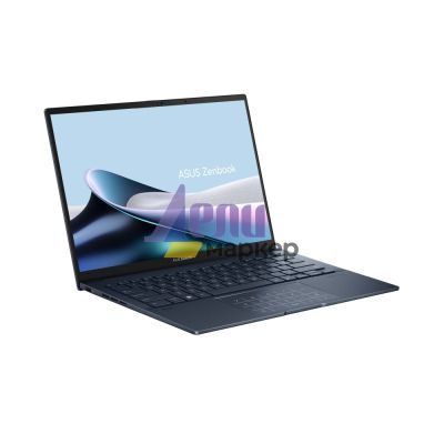 Лаптоп Asus Zenbook UX3405MA-PP287W, INTEL ULTRA 9 185H,14."OLED ,WQXGA+(WQ+) 2880X1800 16:10, DDR5 32GB(ON BD.), 1 TB PCIEG4 SSD, Intel Art Graphics, Widnows 11, Blue