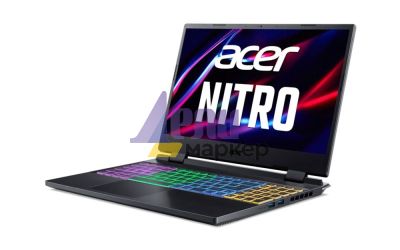 Лаптоп Acer Nitro 5, AN515-58-96BF, Intel Core i9-12900H (up to 5.0 GHz, 24MB), 15.6" FHD IPS 144Hz SlimBezel, 16GB DDR5 4800MHz(1 slot free), 1024GB PCIe NVMe SSD, GeForce RTX 4060 8GB GDDR6, INTEL 2X2 AX+BT Killer 1650i, HDD kit, KB Backlit, No OS, Blac