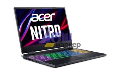 Лаптоп Acer Nitro 5, AN515-58-96BF, Intel Core i9-12900H (up to 5.0 GHz, 24MB), 15.6" FHD IPS 144Hz SlimBezel, 16GB DDR5 4800MHz(1 slot free), 1024GB PCIe NVMe SSD, GeForce RTX 4060 8GB GDDR6, INTEL 2X2 AX+BT Killer 1650i, HDD kit, KB Backlit, No OS, Blac