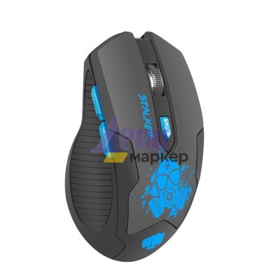 Мишка Fury Wireless gaming mouse, Stalker 2000DPI, Black-Blue