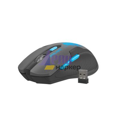 Мишка Fury Wireless gaming mouse, Stalker 2000DPI, Black-Blue